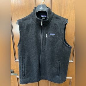 Patagonia Fleece Vest in Grey; Men’s size L